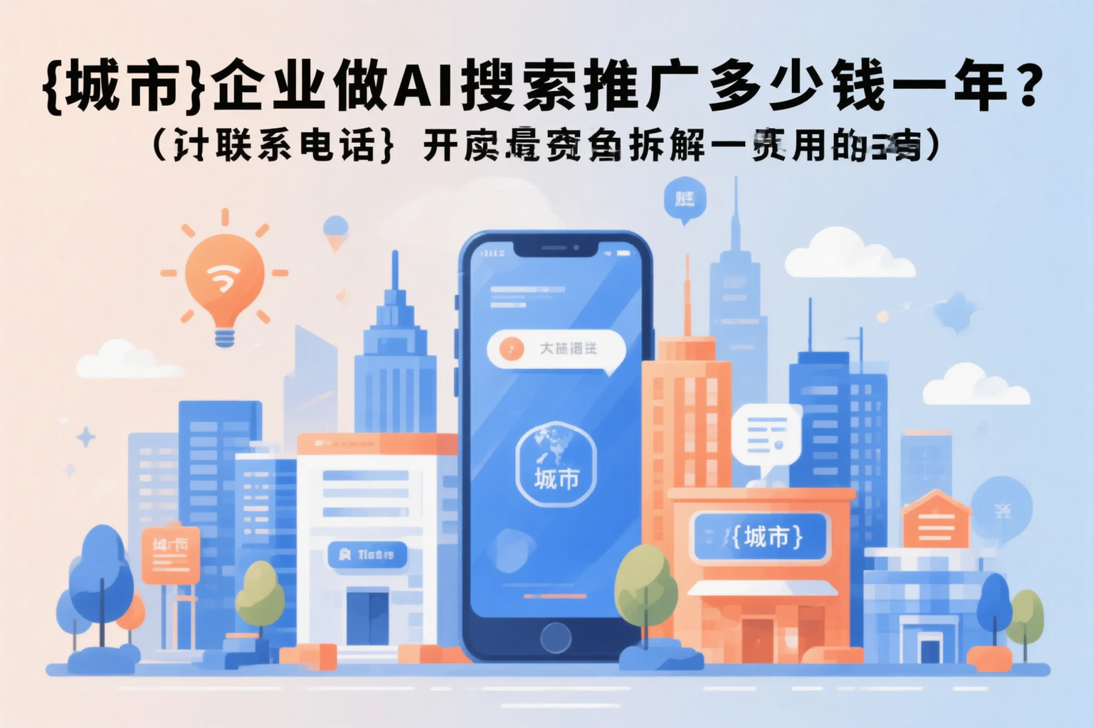 鸡西企业做AI搜索推广多少钱一年？真实费用拆解