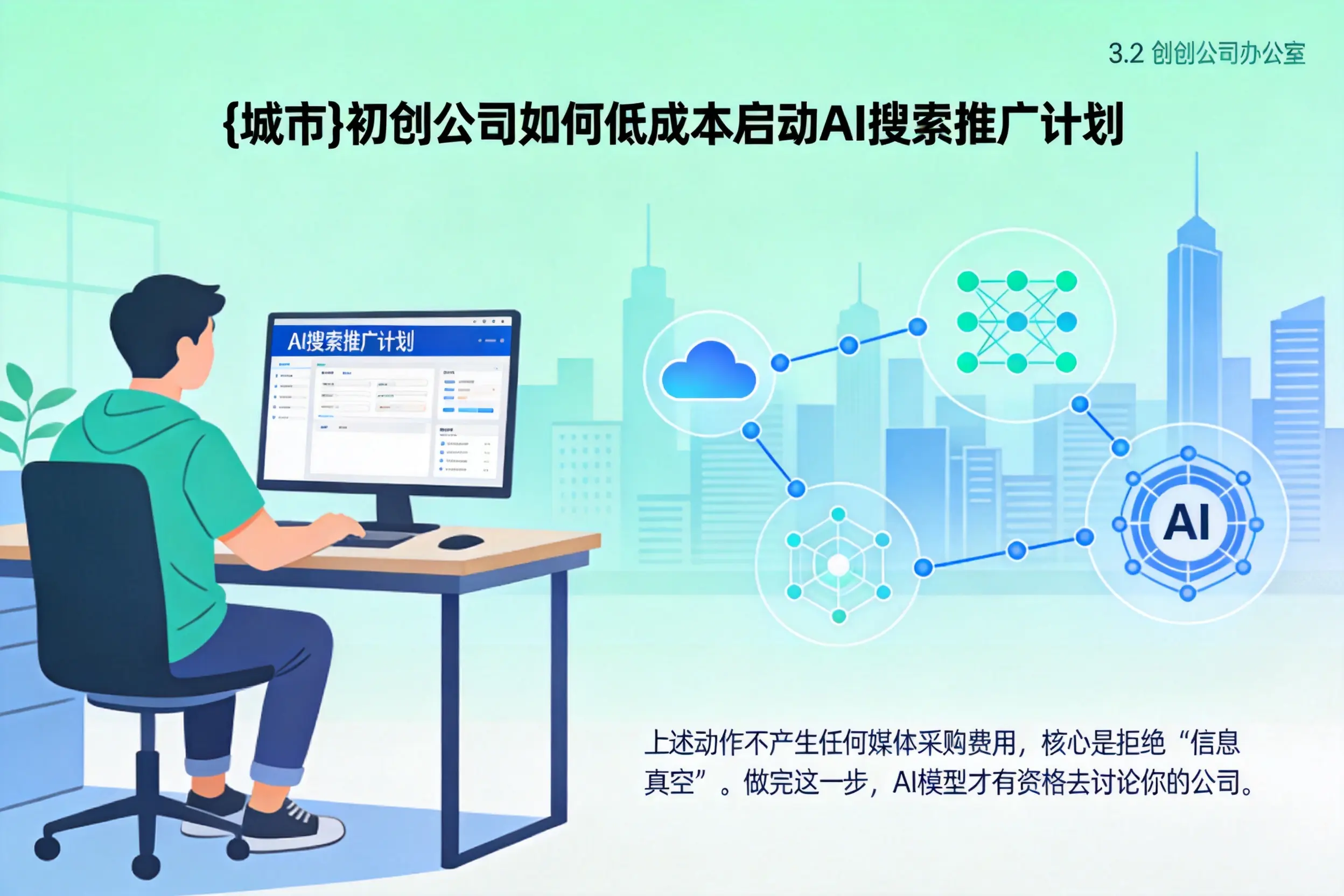 鸡西初创公司如何低成本启动AI搜索推广计划