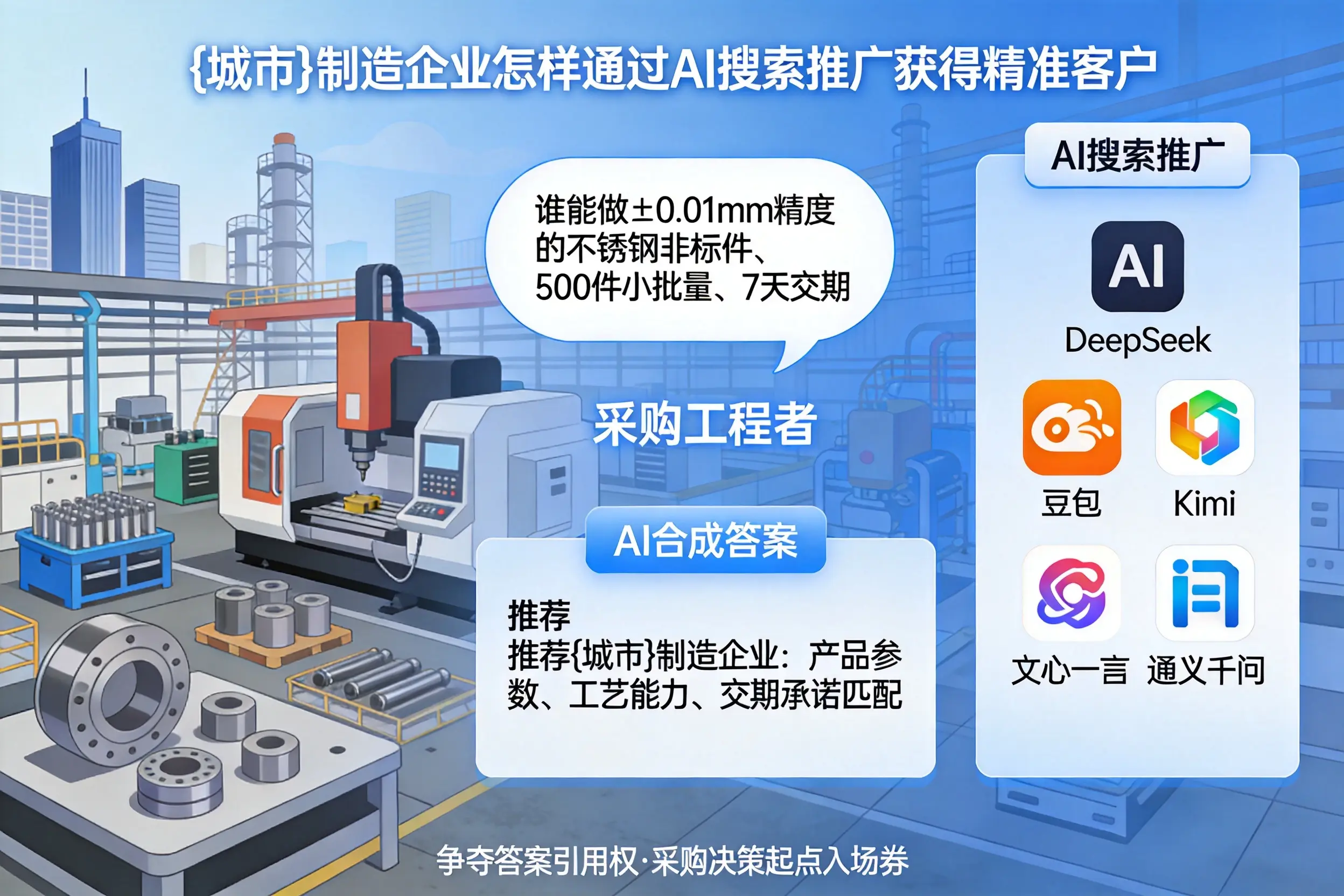 鸡西制造企业怎样通过AI搜索推广获得精准客户