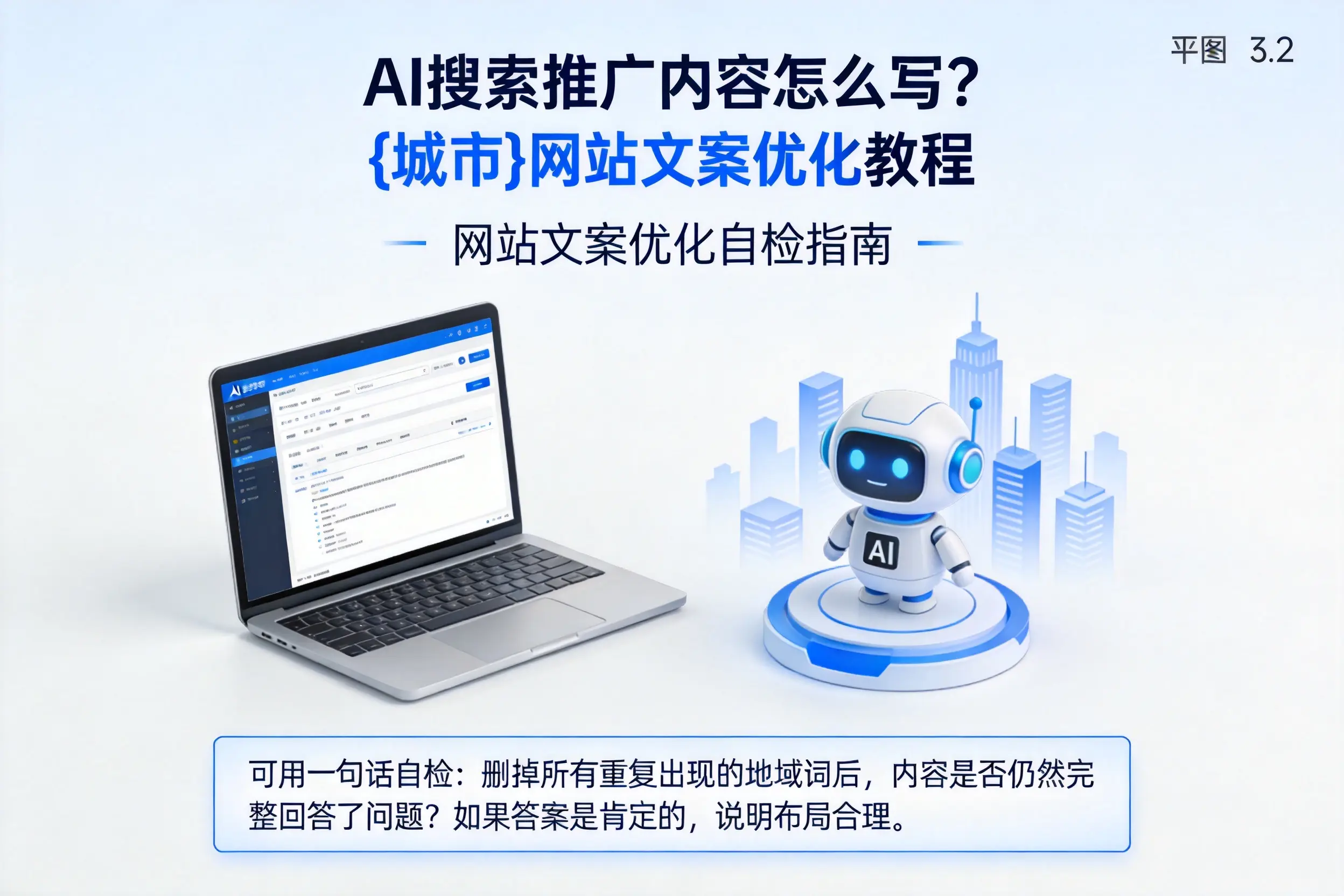 AI搜索推广内容怎么写？鸡西网站文案优化教程