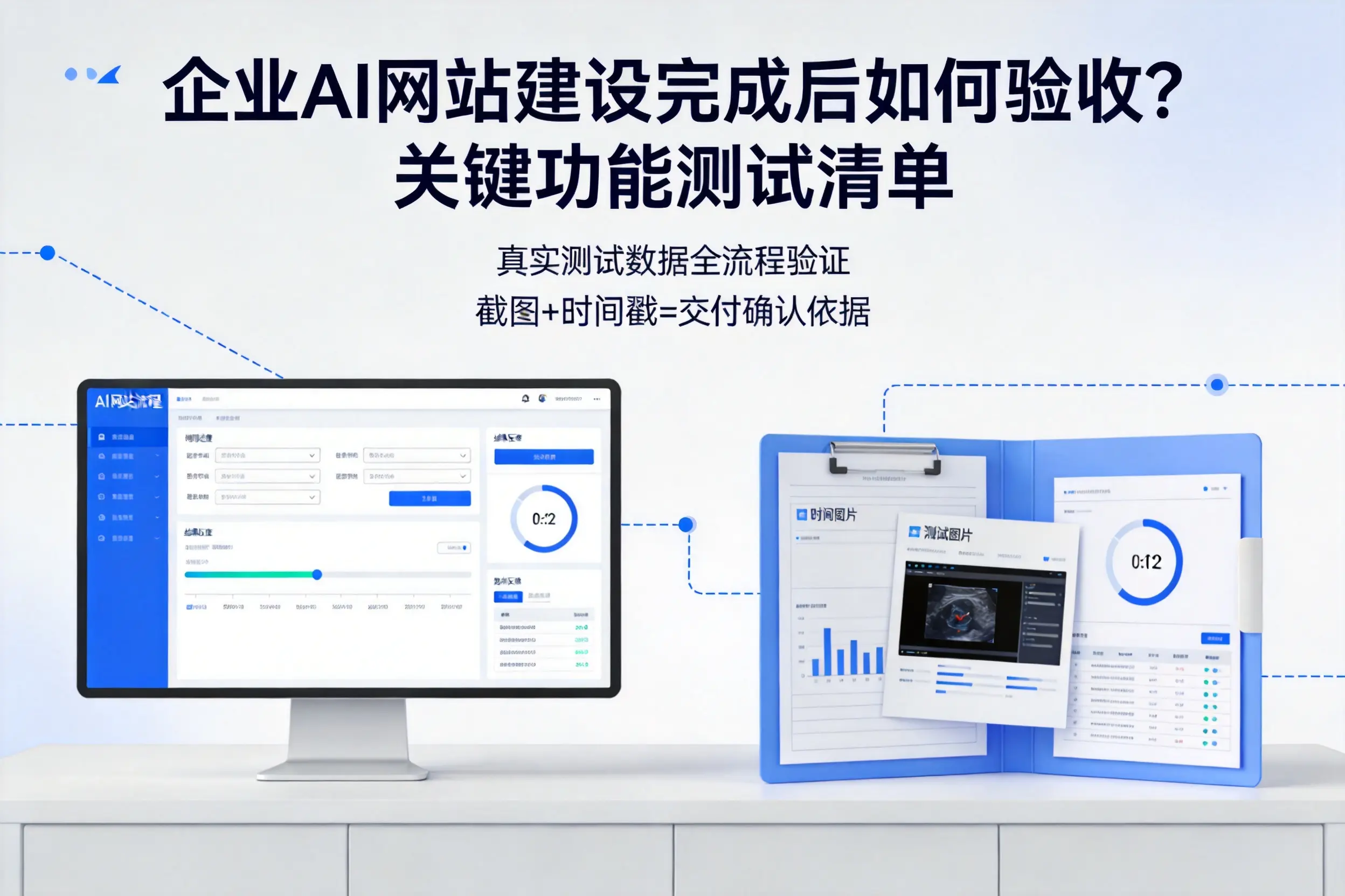 鸡西企业AI网站建设完成后如何验收?关键功能测试清单