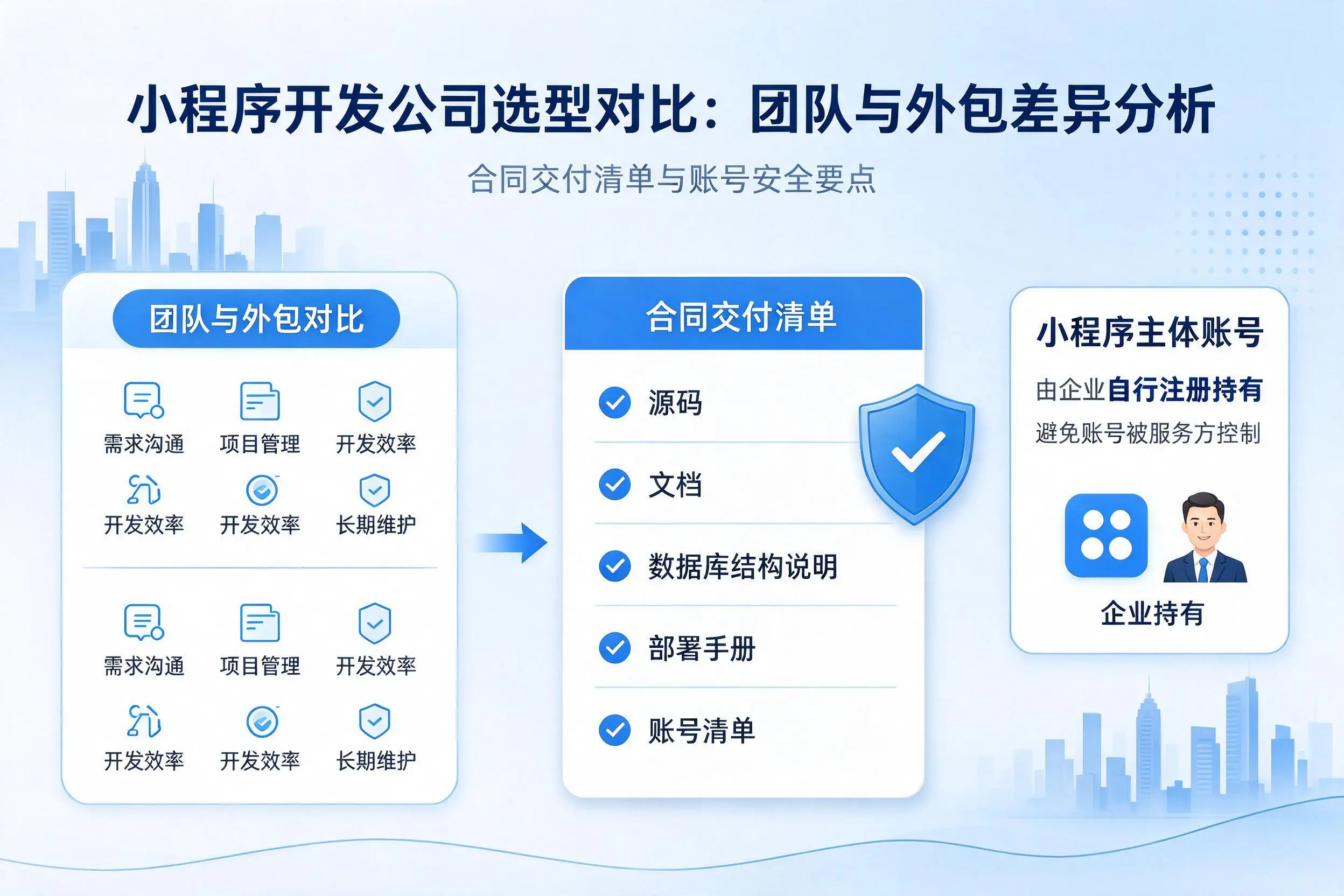 鸡西小程序开发公司选型对比：团队与外包差异分析