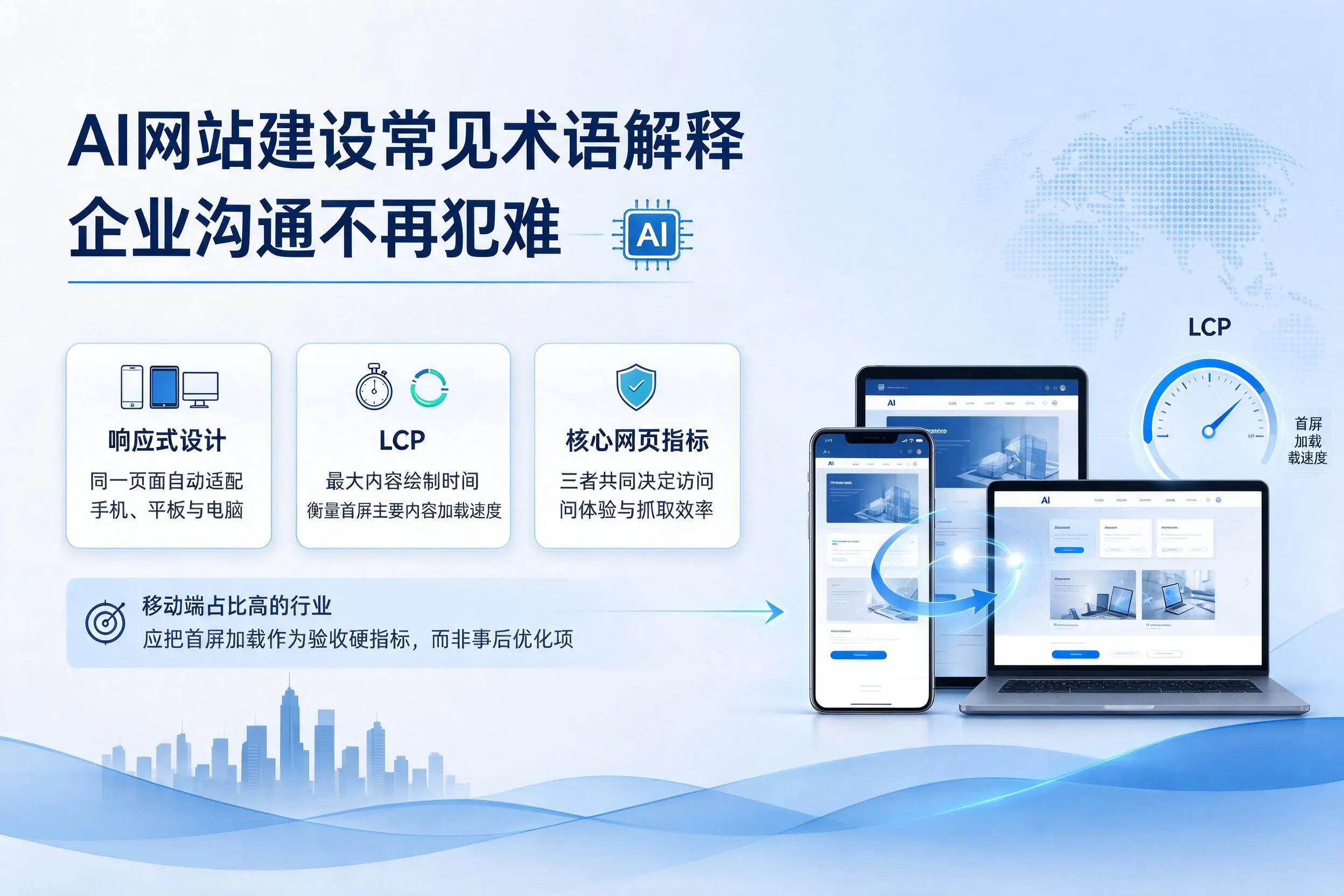 AI网站建设常见术语解释,鸡西企业沟通不再犯难