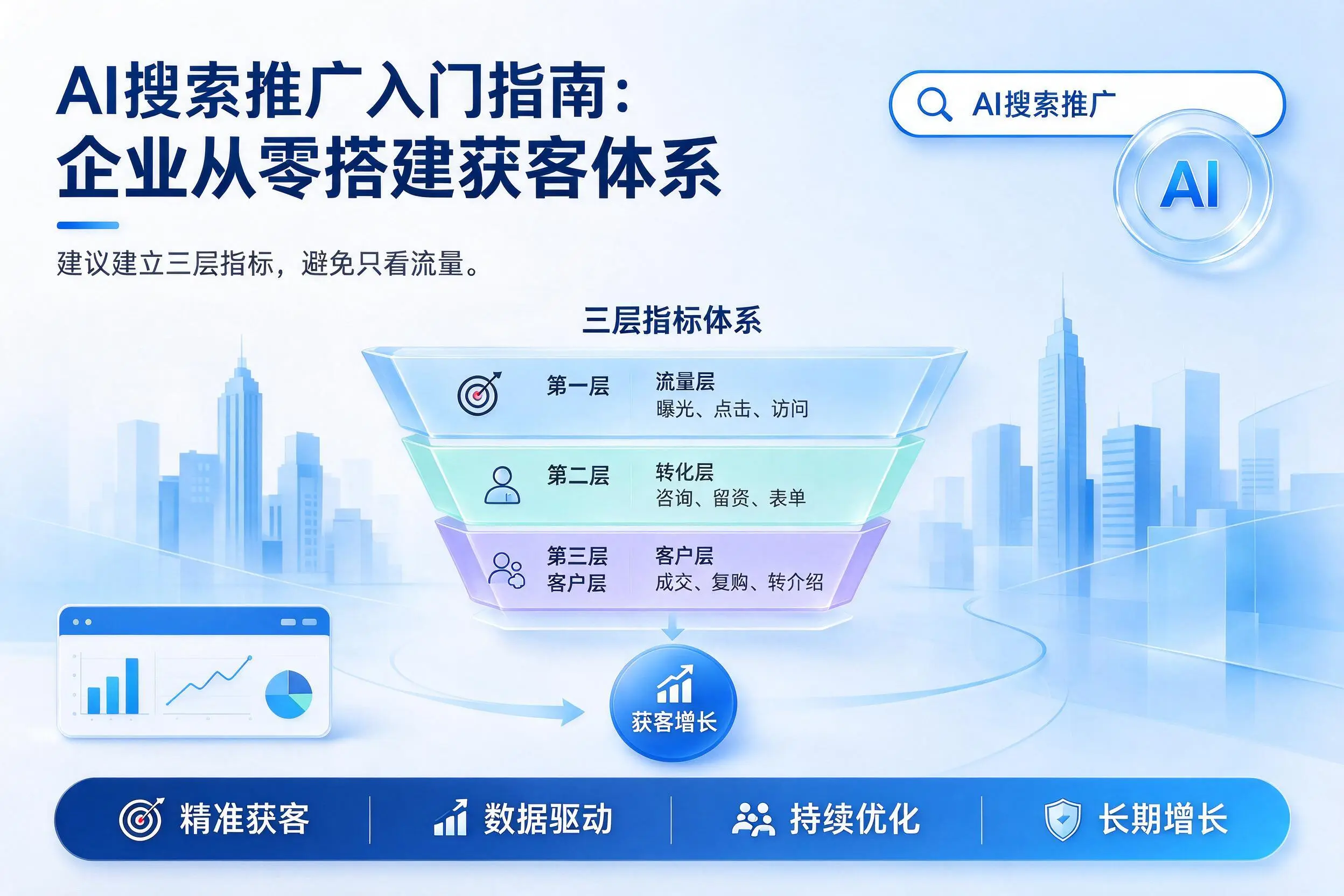 AI搜索推广入门指南：鸡西企业从零搭建获客体系