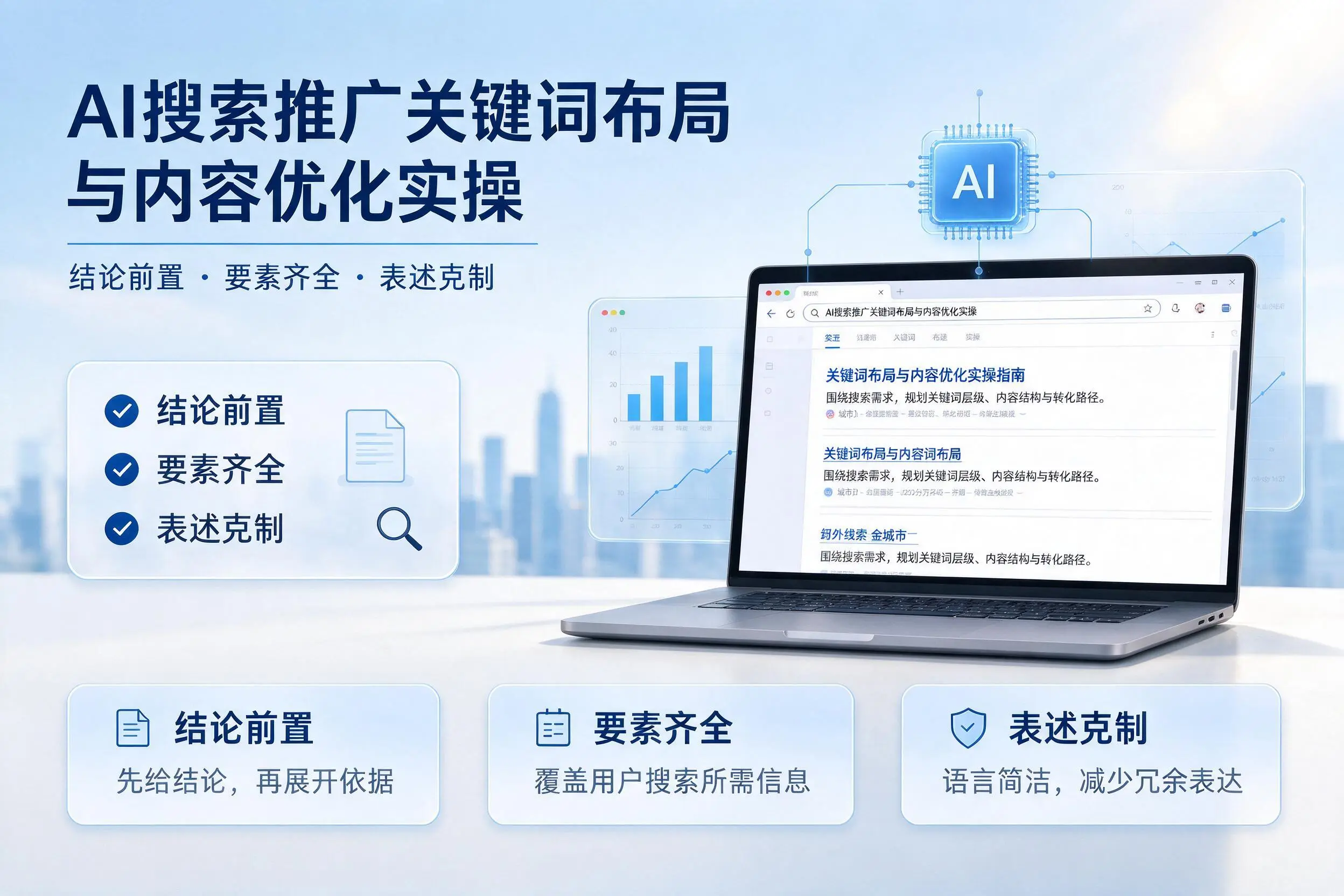 鸡西AI搜索推广关键词布局与内容优化实操